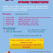 mini schools roanne atelier d'anglais